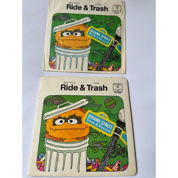 Vtg Sesame Street Carry About Original Cast Book & Vinyl Record 70s Columbia - Picture 11 of 16